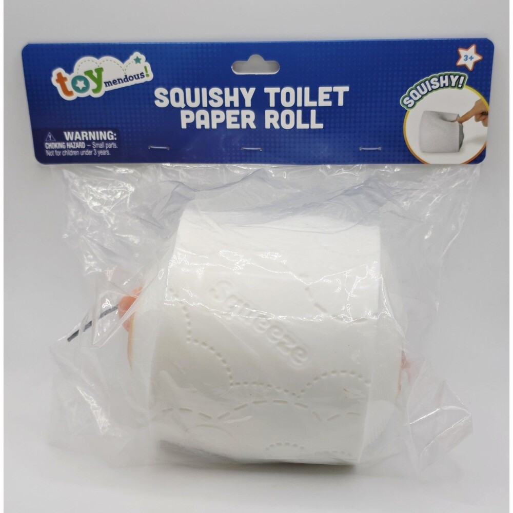 Toymendous Squishy Toilet Paper Squeeze stress reliever New Fidget Viral